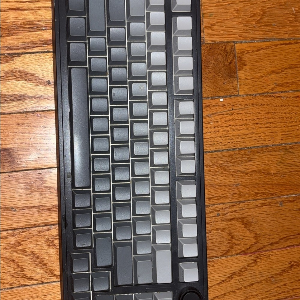 Mechanical Keyboard - Black with Gray Keycaps